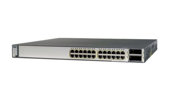 WS-C3750E24TDSD-RF Cisco Catalyst 3750-E Series 3750E-24TD 24 x RJ-45 Ports 10/100/1000Base-T + 2 x SFP+ X2 Ports Layer 3 Managed 1U Rack-mountable Gigabit Ethernet Stackable Network Switch