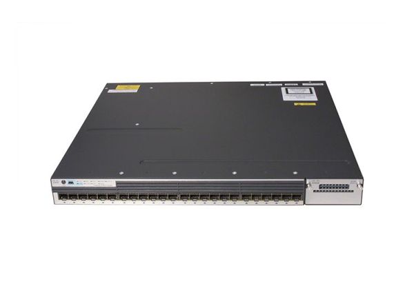 WS-C3750X-24S-E Cisco Catalyst 3750X 24 x Ports 10/100/1000Base-T Layer 3 Managed Gigabit Ethernet Network Switch