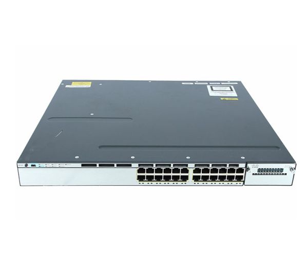 WS-C3750X-24T-S Cisco Catalyst 3750X 24 x Ports 10/100/1000Base-T Layer 3 Managed Gigabit Ethernet Network Switch