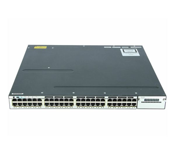 WS-C3750X-48P-S Cisco Catalyst 3750-X Series PoE+ 48 x Ports 10/100/1000Base-T Layer 2 Managed Gigabit Ethernet Network Switch