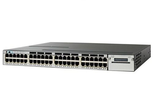 WS-C3850-48F-E-RF Cisco Catalyst 3850 Series C3850-48 48 x RJ-45 Ports PoE+ 10/100/1000Base-T Layer 3 Managed 1U Rack-mountable Stackable Gigabit Ethernet Network Switch