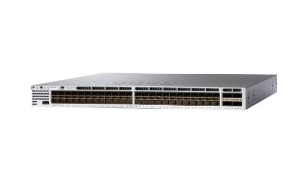 WS-C3850-48XS-E-RF Cisco Catalyst 3850 Series 48 x Ports 10/100/1000Base-T + 4 x QSFP+ Layer 3 Managed Gigabit Ethernet Network Switch