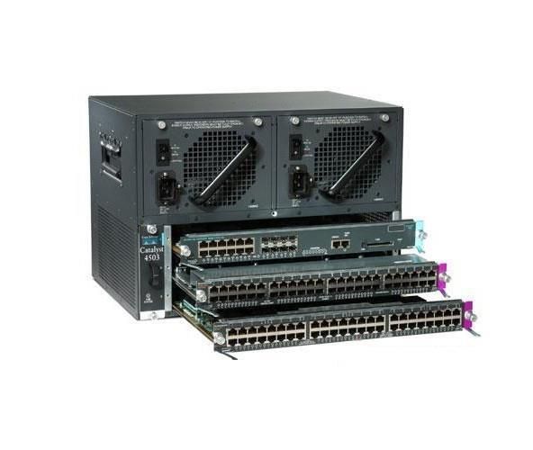 WS-C4503-S2+48 Cisco Catalyst 4500 Series 3 x Expansion Slots Supervisor Engine Layer 4 7U Switch Chassis