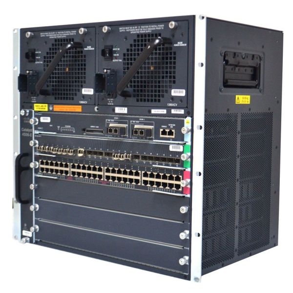 WS-C4506-E Cisco Catalyst 4500-E Series 6-Slot Layer 2 with FAN without Power Supply Switch Chassis
