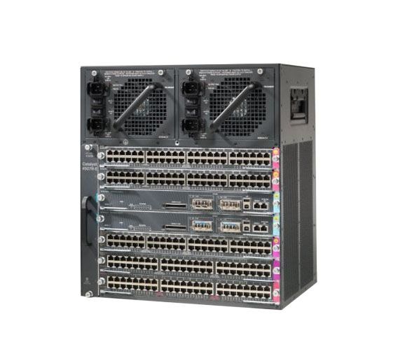 WS-C4507R-E-S2+96V Cisco Catalyst 4500 Series C4507R 5 x Line Card Slots + 2 x Supervisor Engine Slots 11U Rack-mountable Network Switch Chassis