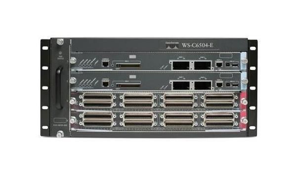 WS-C6504-E Cisco Catalyst 6500 Series 6504-E Application Control Engine 20 Bundle Switch Chassis