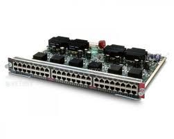 WS-X4548-RJ45V Cisco Catalyst 4500 48-Ports RJ-45 10/100/1000Base-T PoE Gigabit Ethernet Line Card