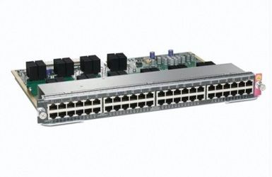 WS-X4648-RJ45V-E Cisco Catalyst 4500E Series 48 x RJ-45 Ports PoE 10/100/1000Base-T Gigabit Ethernet Line Card Service Module