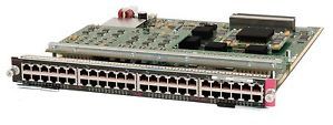 WS-X6148-RJ45V Cisco Catalyst 6500 Series 48 x Ports PoE 10/100Base-TX Fast Ethernet Network Interface Module
