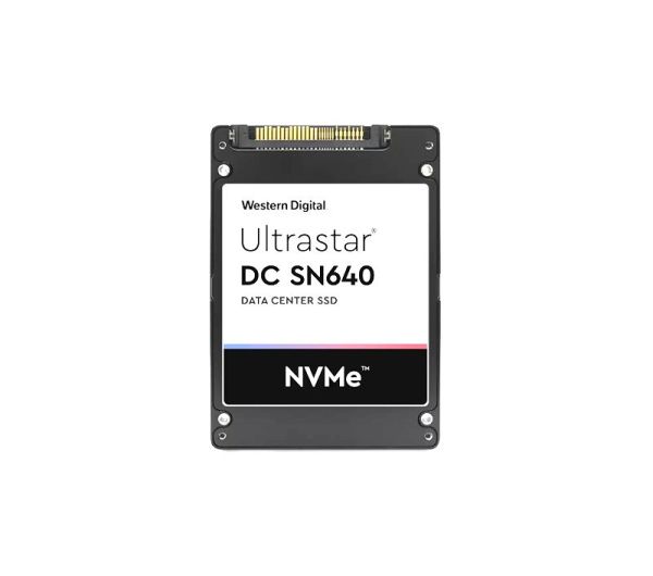 WUS4BB076D7P3E1 Western Digital Ultrastar DC SN640 Series 7.68TB Triple-Level Cell PCI Express NVMe 3.1 x4 3D NAND (SE Encryption) U.2 2.5-Inch Solid State Drive