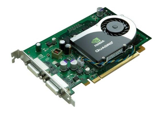 WX397 Dell nVidia QUADRO FX 570 PCI Express X16 256MB Dual DVI GDDR3 SDRAM Graphics Card without Cable