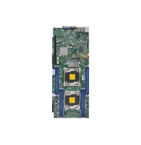 X10DRT-H Supermicro Socket R3 LGA-2011 Intel C612 Chipset Proprietary Twin System Board (Motherboard) Supports 2x Xeon E5-2600 v3/v4 DDR4 8x DIMM