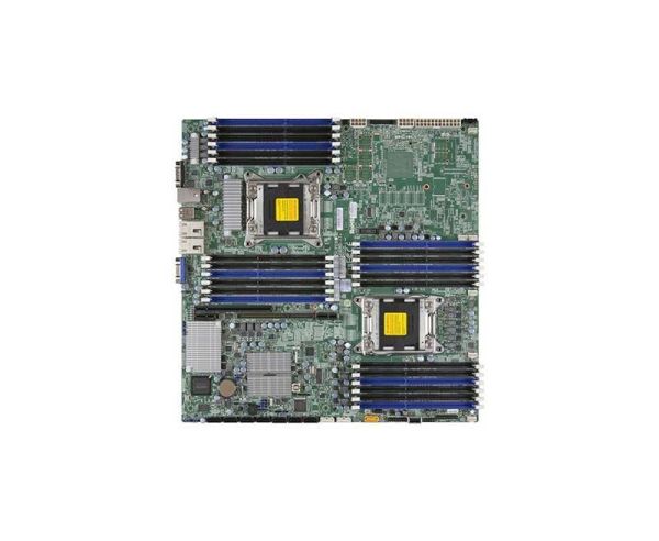 X9DRD-iT+ Supermicro Socket LGA 2011 Intel C602 Chipset Enhanced Extended ATX System Board (Motherboard) Supports 2x Xeon E5-2600/ E5-2600 v2 Seires DDR3 24x DIMM