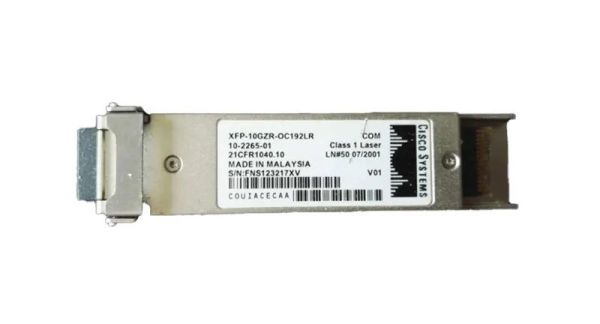 XFP-10GZR-OC192LR-RF Cisco 10Gb/s OC-192/STM-64 10GBase-ZR Single-Mode Fiber 80km 1550nm Duplex LC Connector XFP Transceiver Module