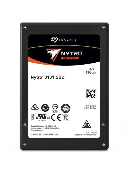 XS15360TE70024 Seagate Nytro 3131 15.36TB 3D Enterprise Triple-Level Cell 12Gb/s 2.5-Inch (FIPS) Read Intensive Solid State Drive