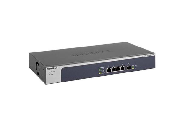 XS505M Netgear Prosafe XS505M 4 x Multi-Gigabit Ports 10GBase-T + 1 x SFP+ Port Layer 2 Unmananged Gigabit Ethernet Network Switch