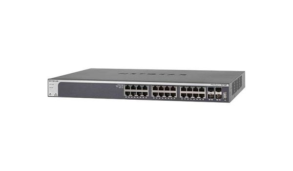 XS728T Netgear Prosafe XS728T 24 x Ports 10GBase-T + 4 x Ports SFP+ Layer 3 Managed Rack-mountable 10 Gigabit Ethernet Network Switch