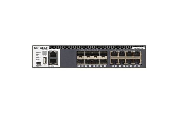 XSM4316S Netgear Prosafe M4300 Series M4300-8X8F 8 x RJ-45 Ports 10GBase-T + 8 x SFP+ Ports Layer 3 Managed 1U Rack-mountable Stackable Gigabit Ethernet Network Switch