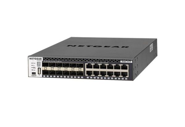 XSM4324S Netgear Prosafe M4300 Series M4300-12X12F 12 x RJ-45 Ports 10GBase-T + 12 x SFP+ Ports Layer 3 Managed Gigabit Ethernet Network Switch