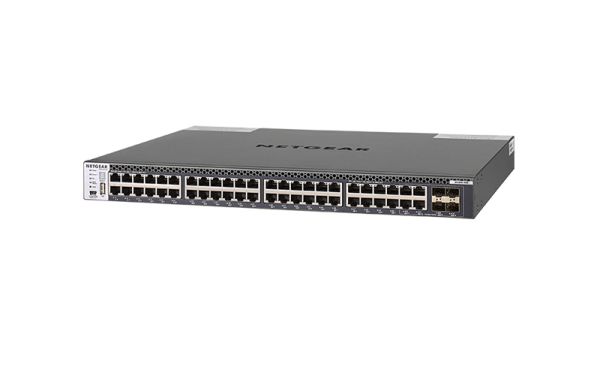 XSM4348CS NetGear ProSafe M4300-48X - 48x 10Gbase-T with 4x Shared SFP+ Stackable Managed Layer 4 Modular Switch