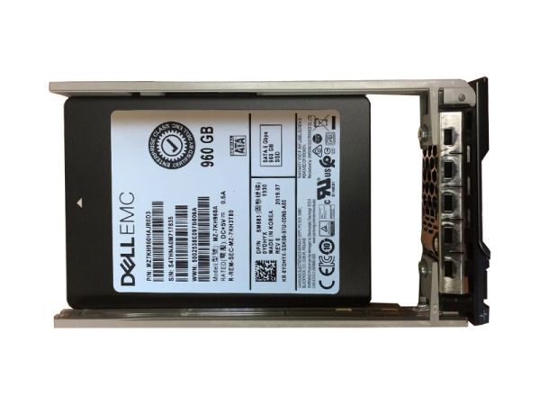 YDHYX Dell 960GB Triple-Level Cell SATA 6Gb/s SFF 2.5-inch Solid State Drive for 14G PowerEdge Server