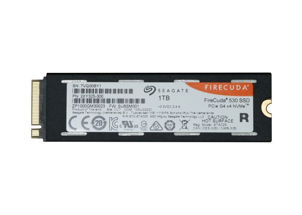 ZP1000GM30023 Seagate FireCuda 530 1TB Triple-Level-Cell PCI Express NVMe 4.0 x4 M.2 2280 Solid State Drive
